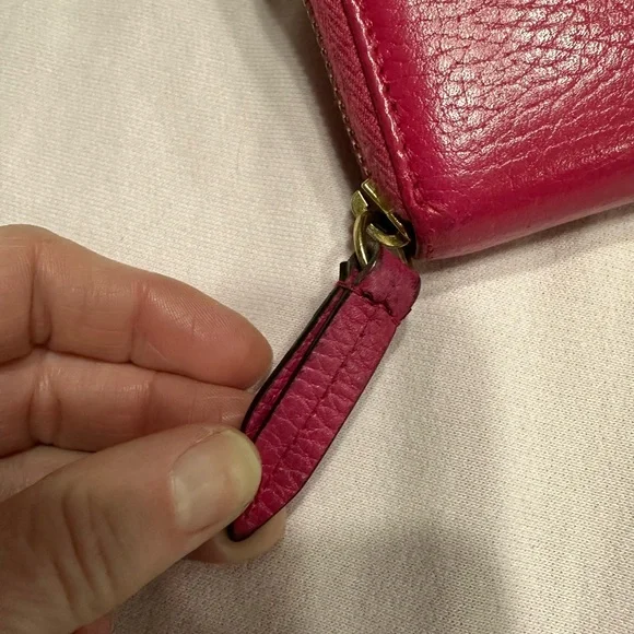 Gucci GG Marmont Zip Around wallet- Fuchsia Pink - Picture 4 of 13